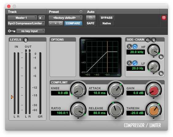 Pro Tools Compressor